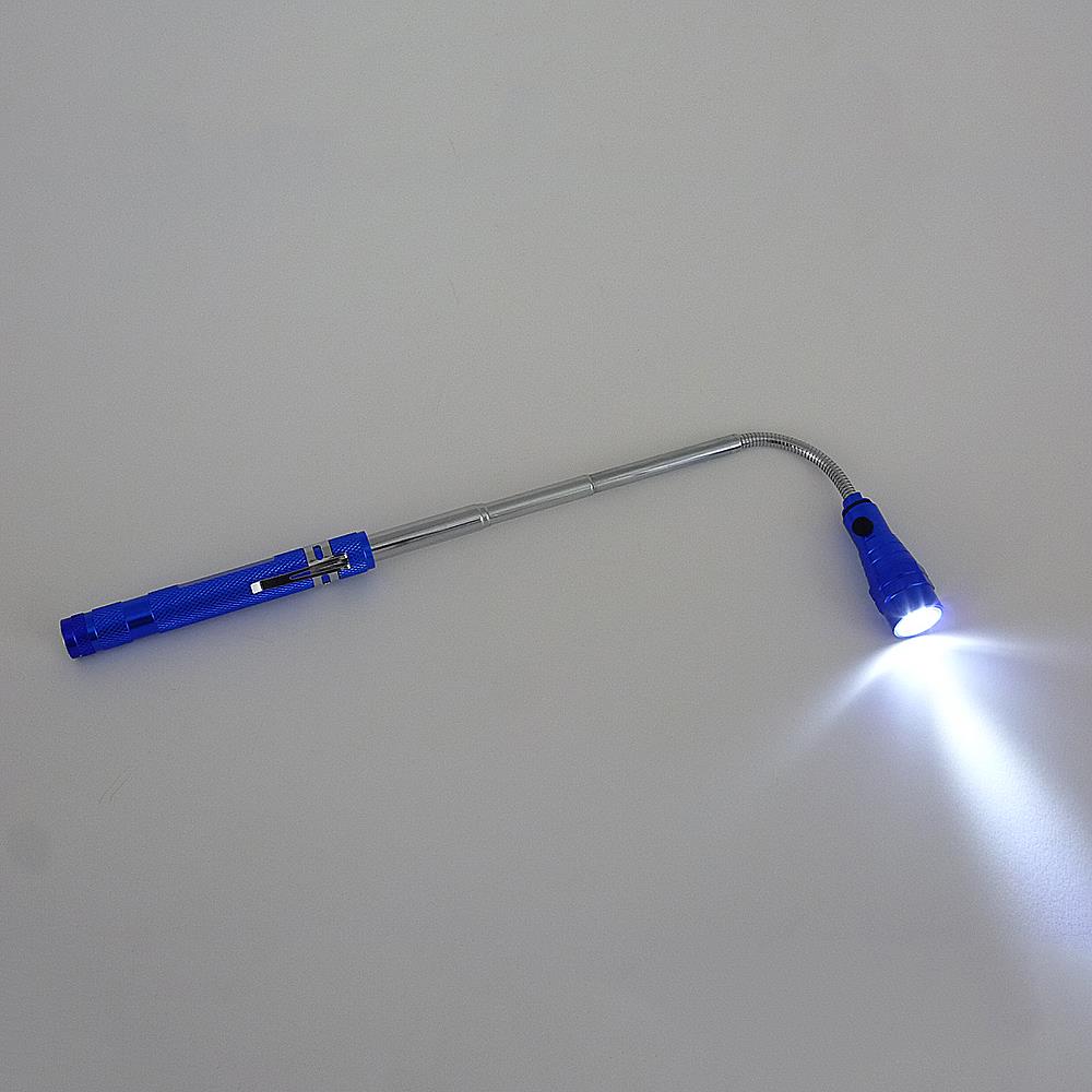 LED Teleskop-Taschenlampe Sky blau