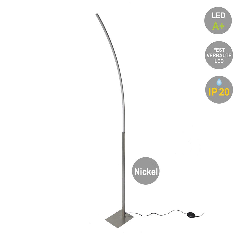 LED Stehleuchte Elina Bogen-Standlampe