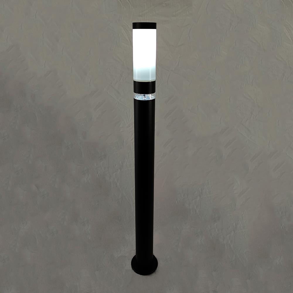 Edelstahl-Außen-Steh-Leuchte LISA schwarz ohne Sensor