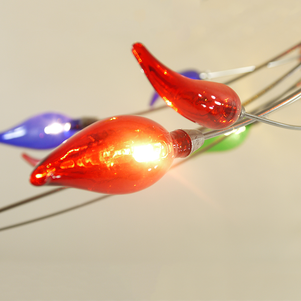 Niedervolt-Halogen Wandleuchte Serie FLAMME 3-flammig