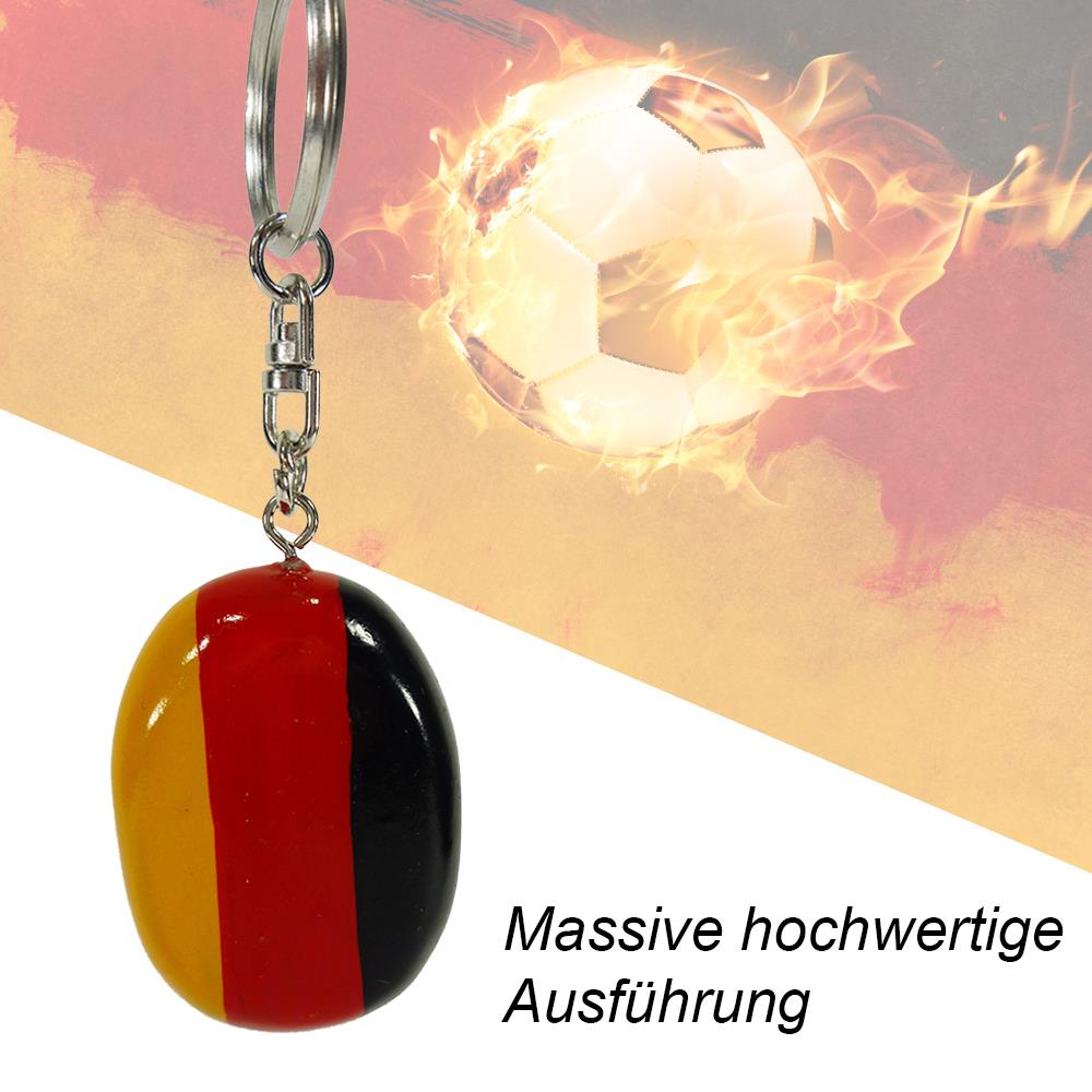 Schlüsselanhänger Deutschland-Flagge oder Fußball