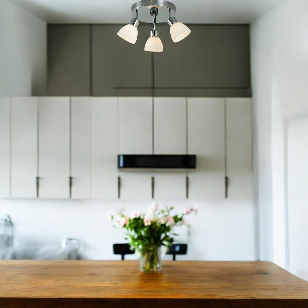 Moderne Eco Halogen Strahler TINA 3-flammig Spot Deckenleuchte