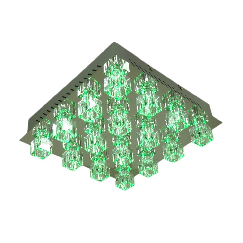 Deckenleuchte Crystal 16-flammig LED farbwechselnd