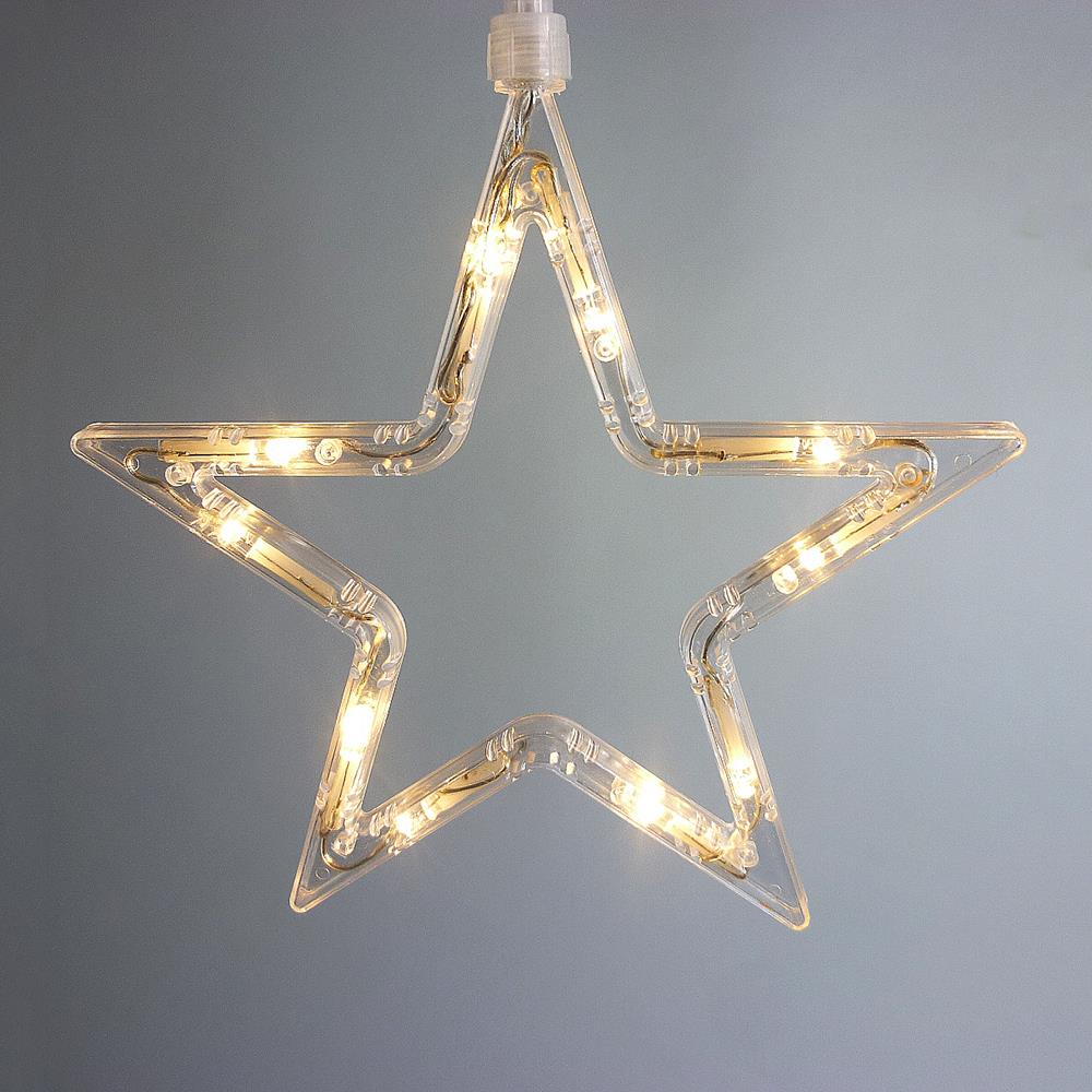 LED Lichterkette 5 Sterne Fenster-Weihnachtsbeleuchtung