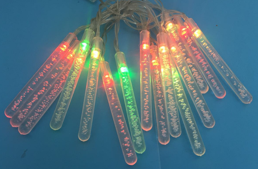 LED Lichterkette BUBBLE 15-flammig batteriebetrieben farbwechselnd