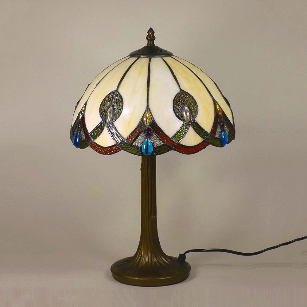Tischleuchte Tiffany-Stil CHANTAL Wohnzimmerlampe