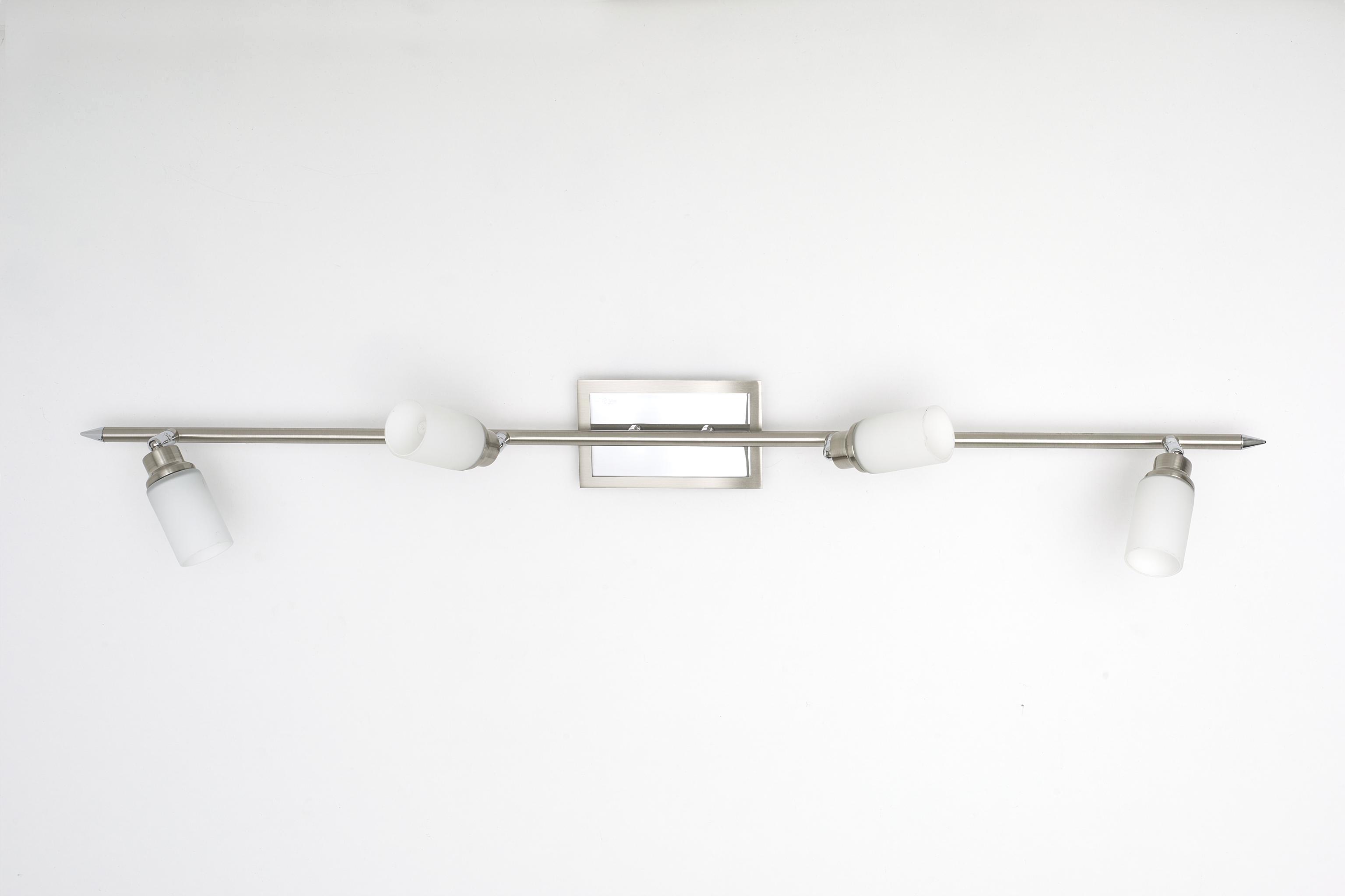 Strahler mit weissem Opalglas "STAR-LINE 4-flammig