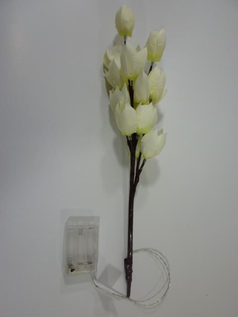 Blütenzweig LOTUS LED Dekoleuchte batteriebetrieben