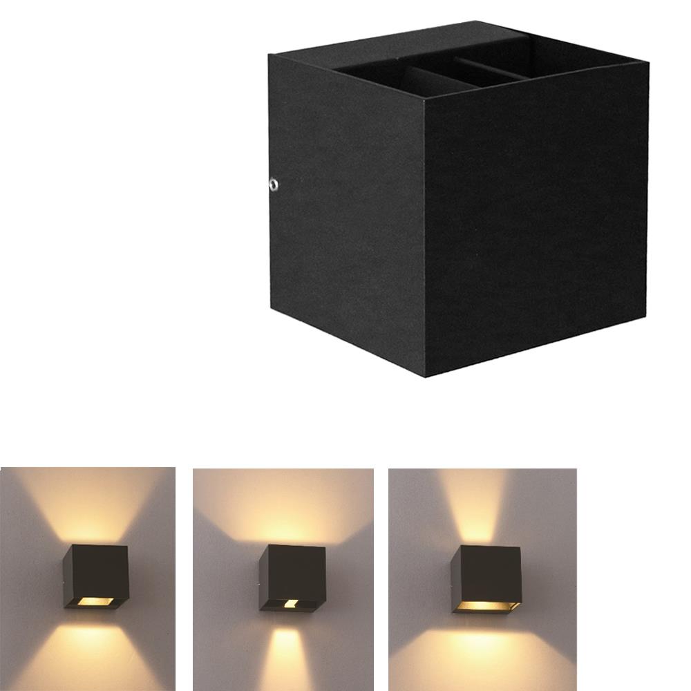 LED Außenwandleuchte LIMA up- & down, Lichtkegel einstellbar