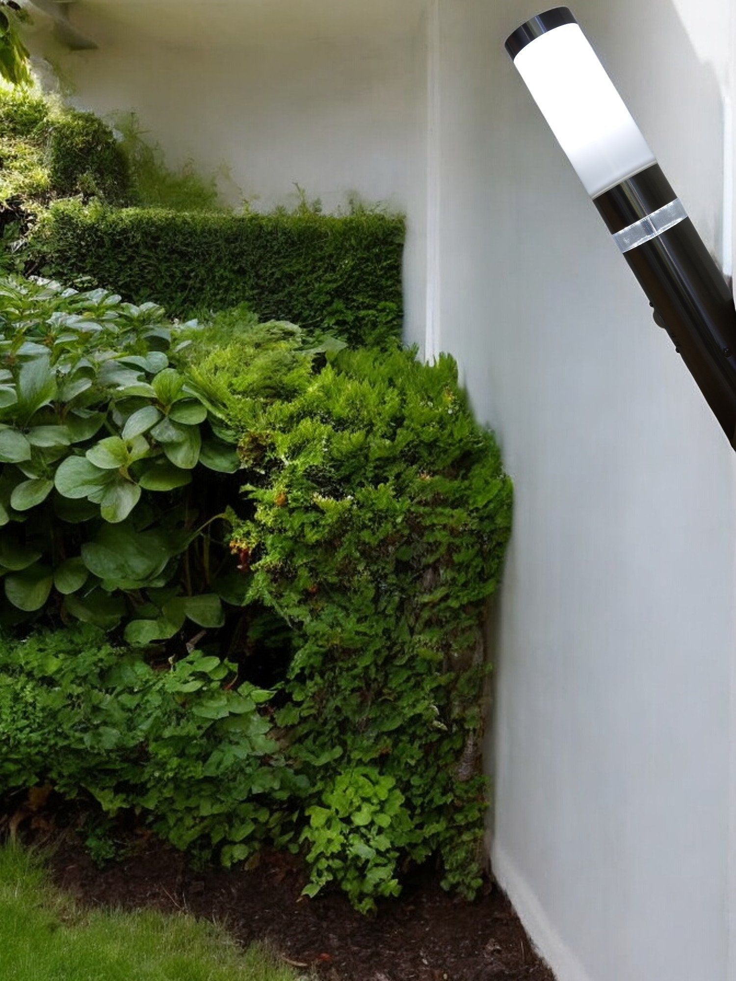 Außen Wandleuchte "Lisa 1" Fackel mit Bewegungsmelder