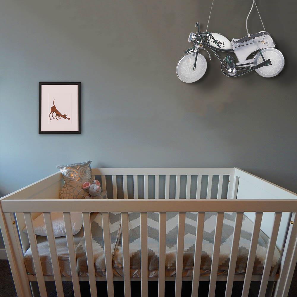 Designer-Decken-Pendelleuchte MOTORRAD Dekorations-Hängelampe 