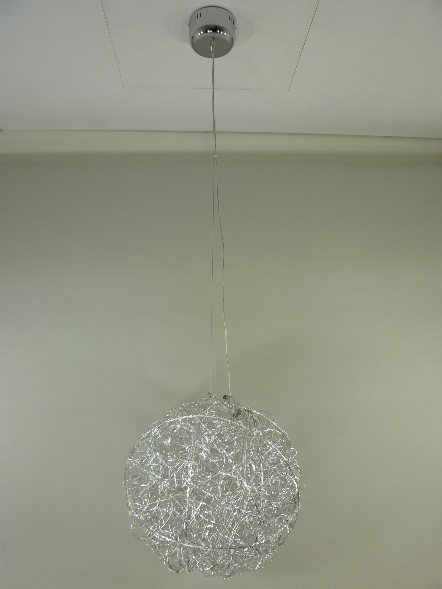 LED + Halogen Pendel-Decken-Luchte ALINA mit Fernbedienung