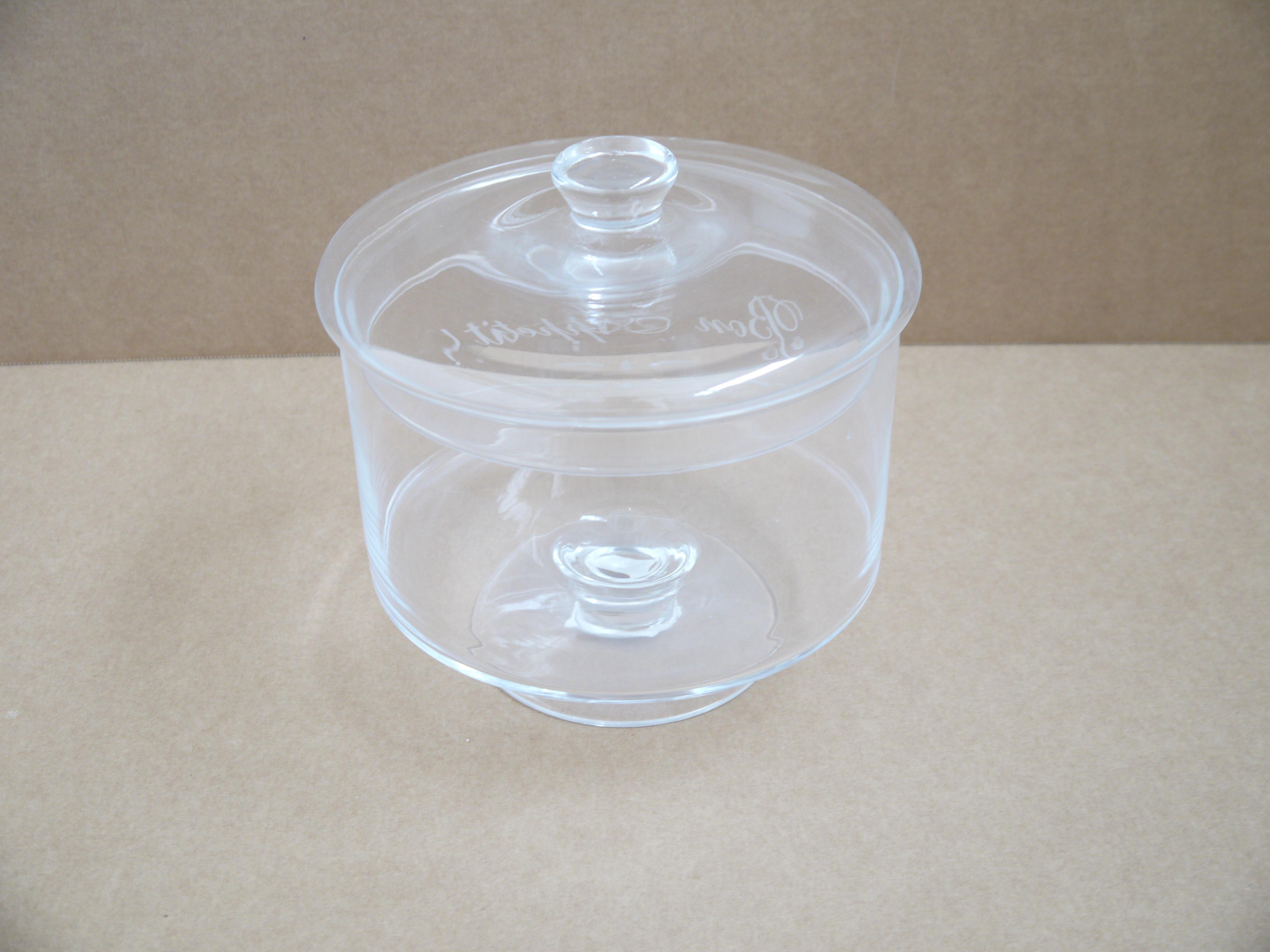 Glas-Vorratsdose mit Deckel Tischdekoration Geschenkidee