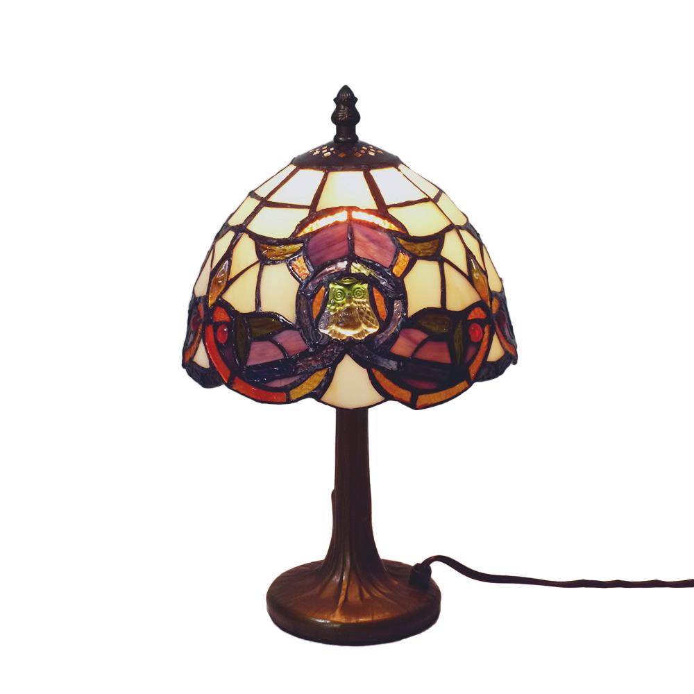 Tischleuchte COSIMA Nachttischleuchte, im Tiffany-Stil