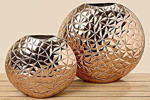Vase Elif groß kupferfarben