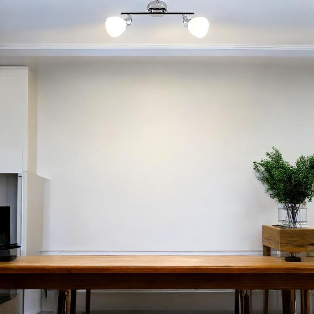 Moderne Eco Halogen Strahler TINA 2-flammig Spot Deckenleuchte