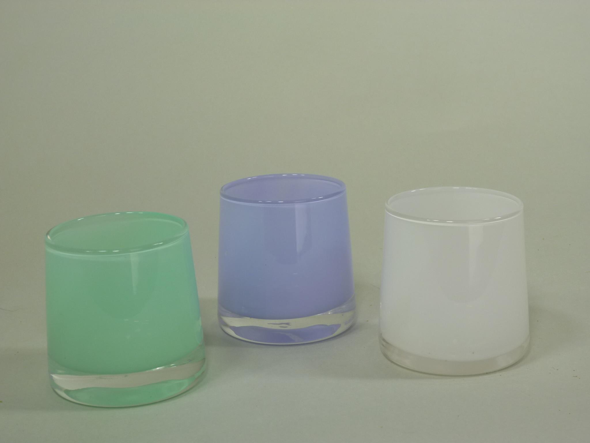 Glas Windlicht Avila 3er Set Teelichthalter