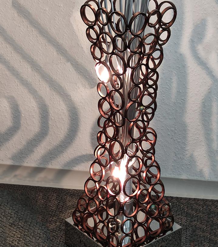 Stehleuchte Blumenleuchte Samia 7 flammig Dekoleuchte