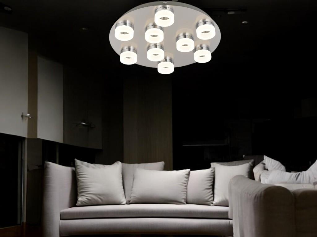 Moderne LED Deckenleuchte MARENA 9-flammig