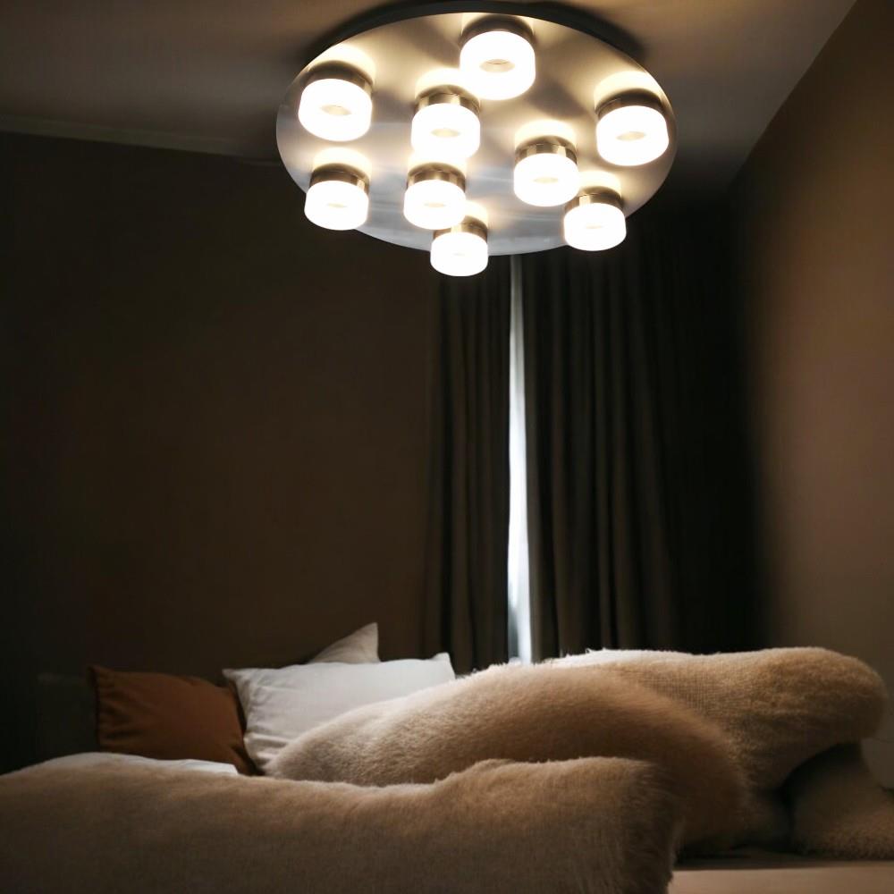 Moderne LED Deckenleuchte MARENA 9-flammig