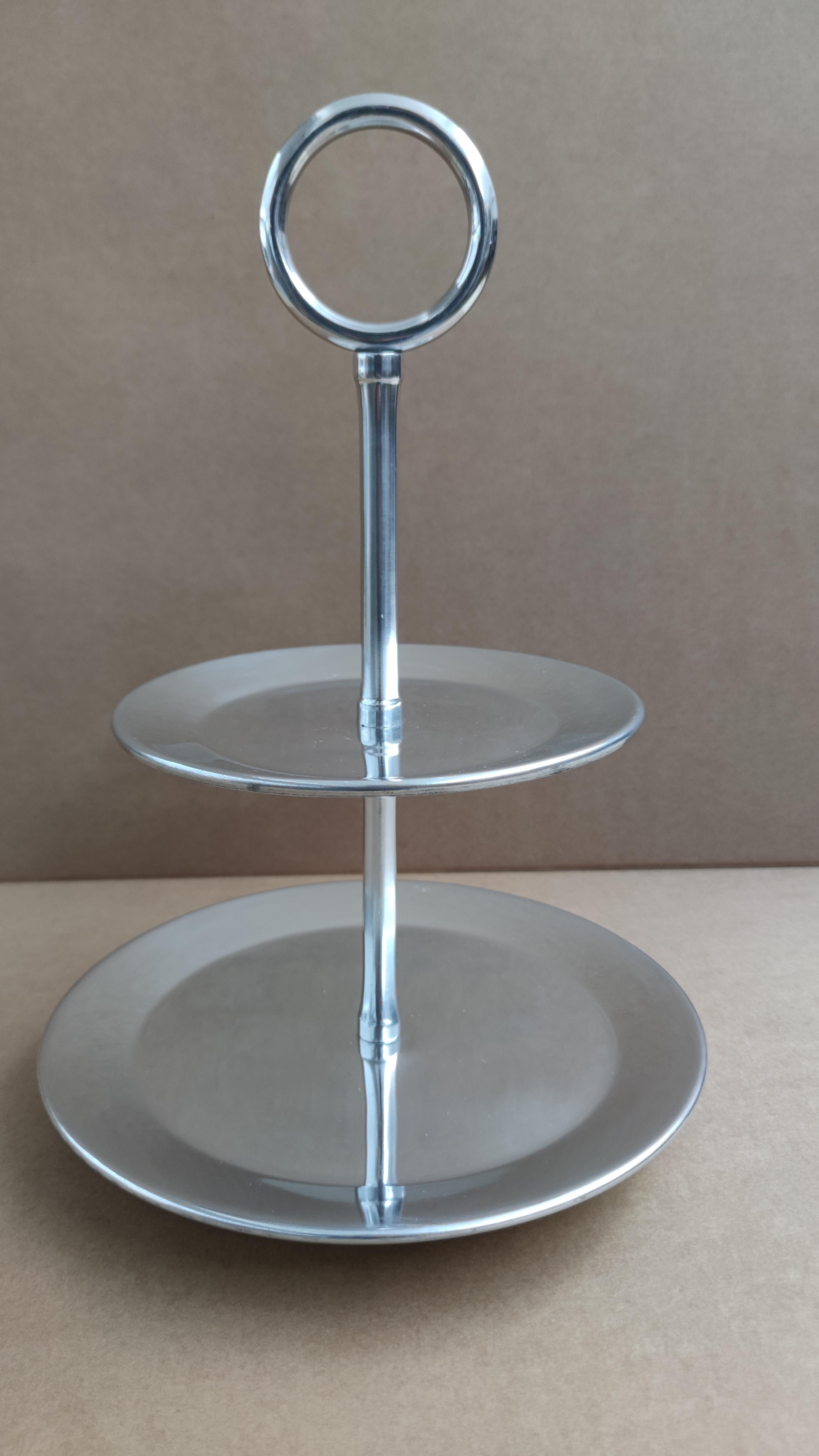 Wunderschöne Etagere Estor Alluminium Ablage Servierplatte