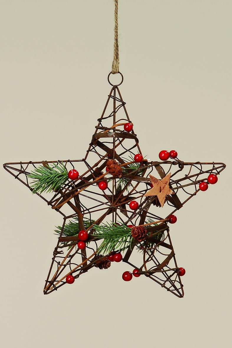 Weihnachtliche Fensterdekoration Hänger Stern 25 cm Dekostern Geschenk 