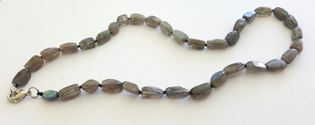 Kette Labradorit Splitter Edelsteinschmuck Geschenk