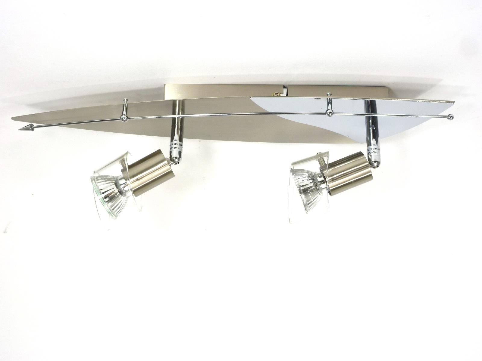 Halogenstrahler mit Glaseinsatz "Glory" 2-flammig