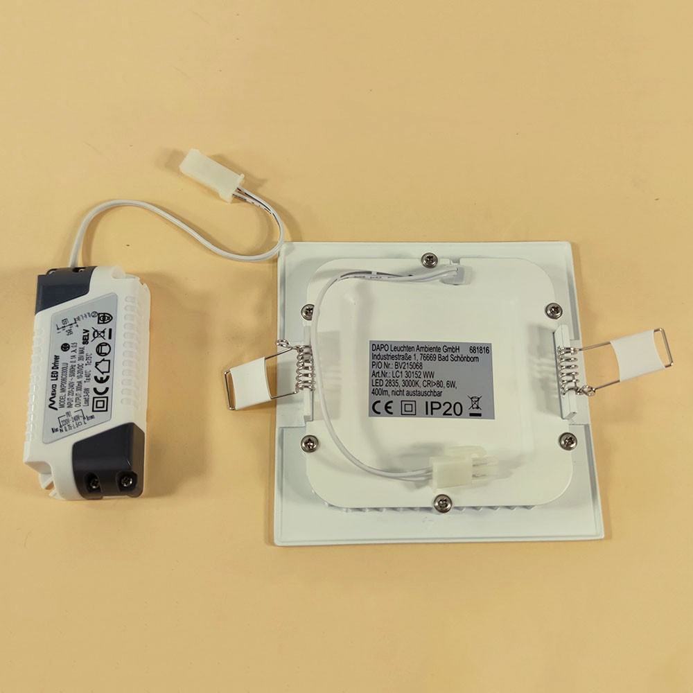 LED Einbauleuchte Bea 22,5x22,5cm Deckenleuchte