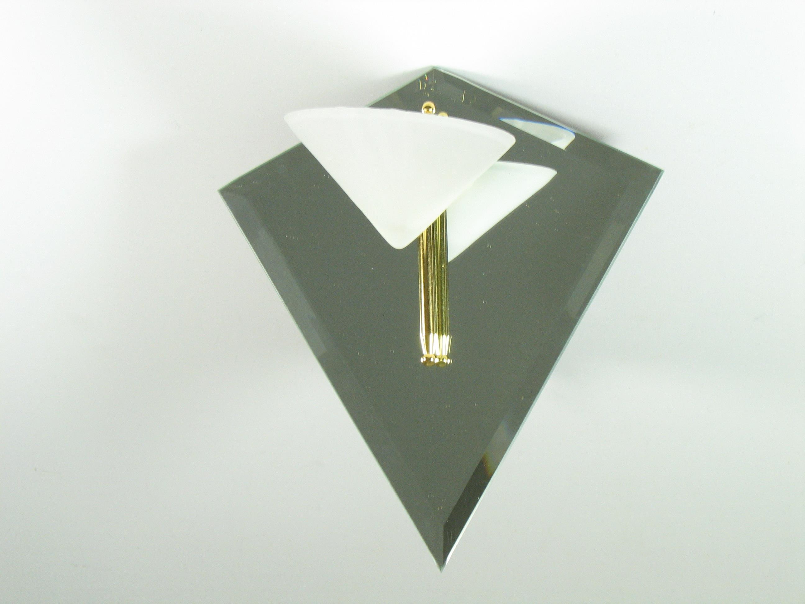 Spiegel-Wandleuchte Modell Rhombus Wandlampe