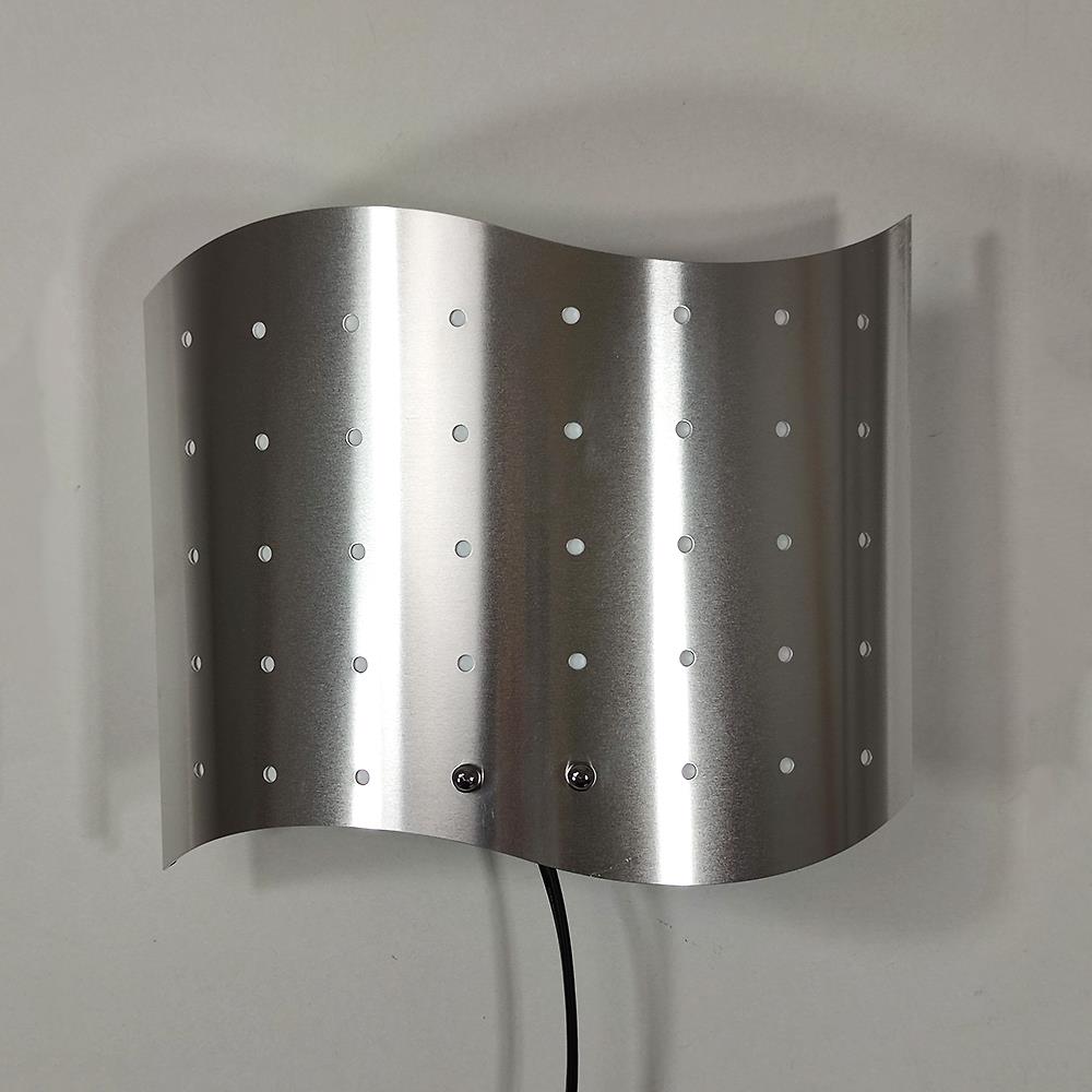 Wandleuchte Flagge Silber-blau 
