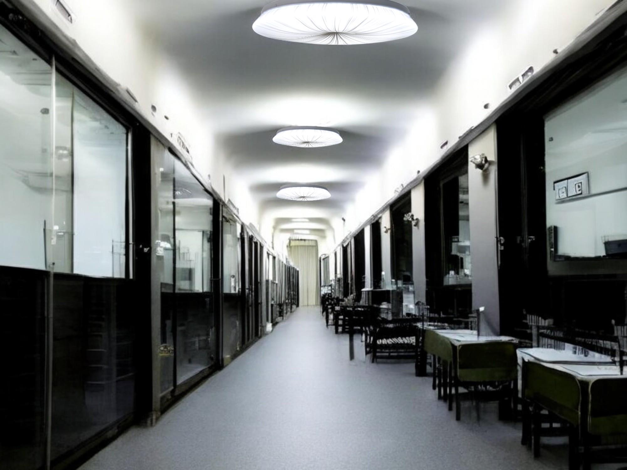 Moderne LED Dekenleuchte Nelson D:34cm Wandlampe warm-kaltweiss