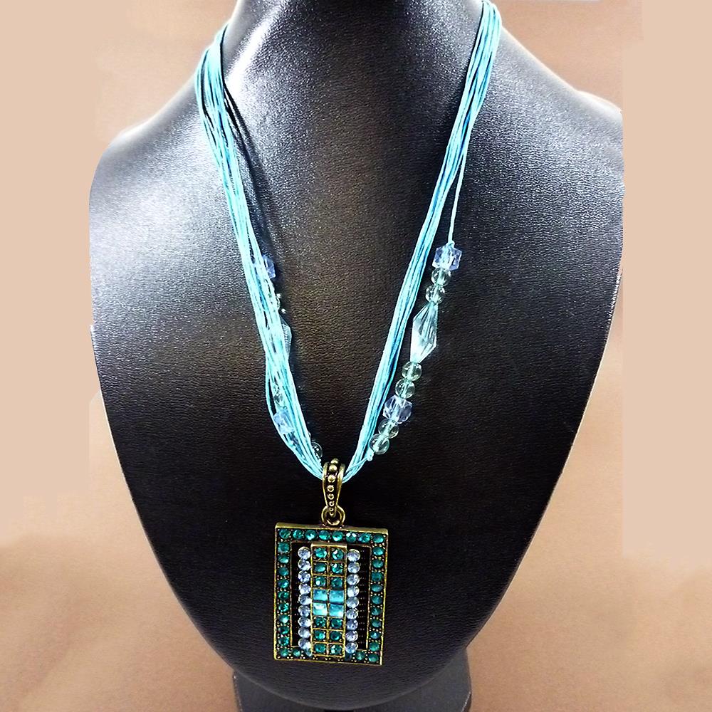 Kette-Collier Odett türkis Modeschmuck Halskette