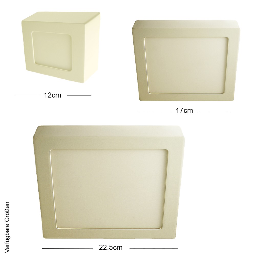 LED Decken-Leuchte Belina 12x12cm Wandleuchte