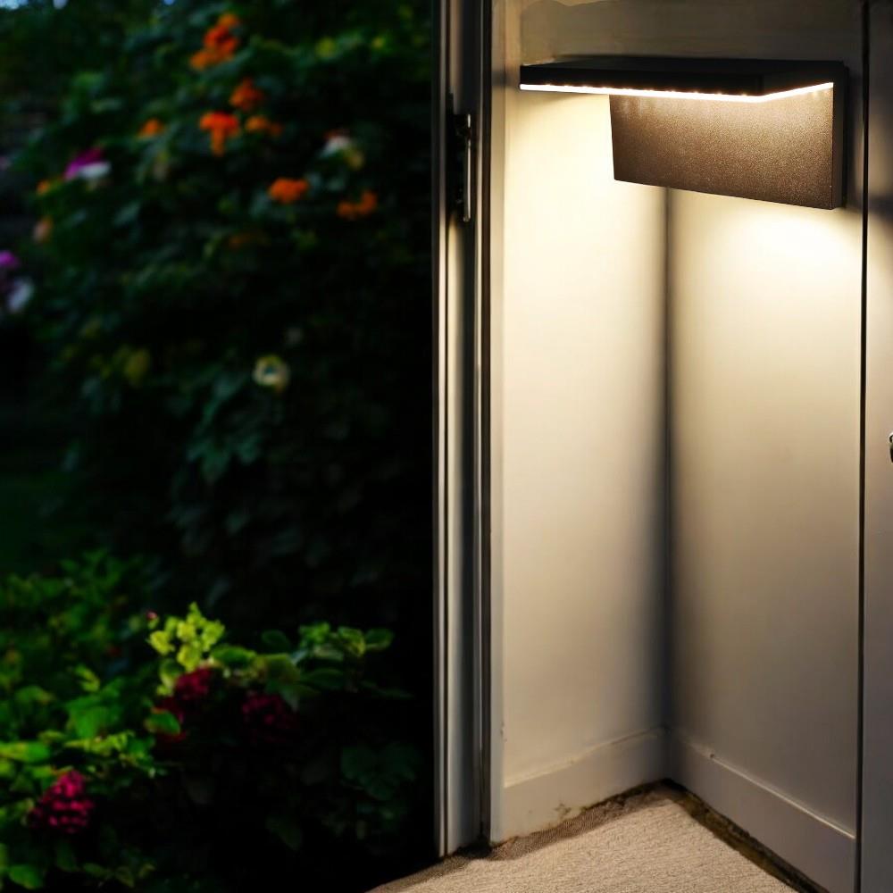 LED Außen-Wandleuchte Osaka Hausbeleuchtung