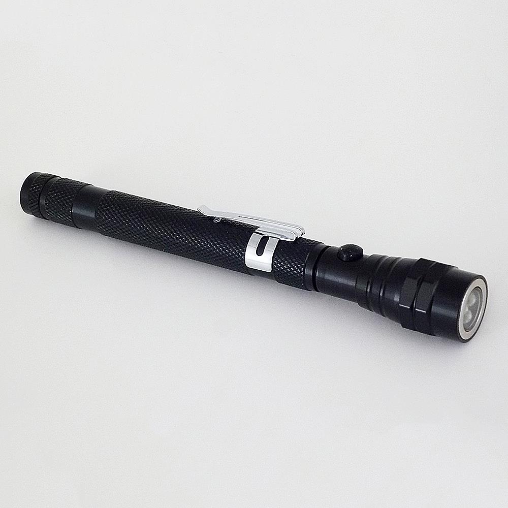 LED Teleskop-Taschenlampe Sky schwarz