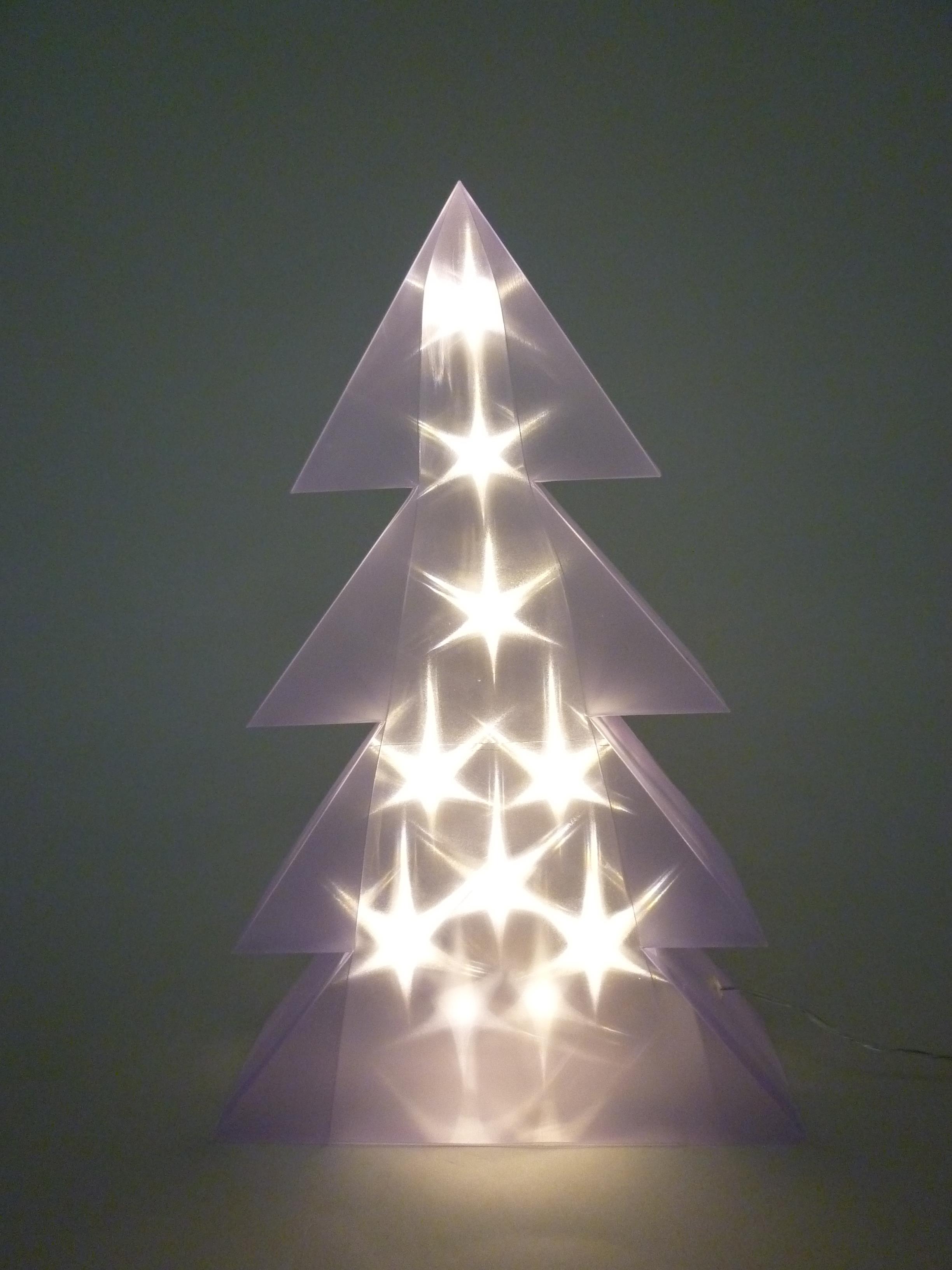 LED Tanne weiß Batteriebetrieb Weihnachtsbeleuchtung
