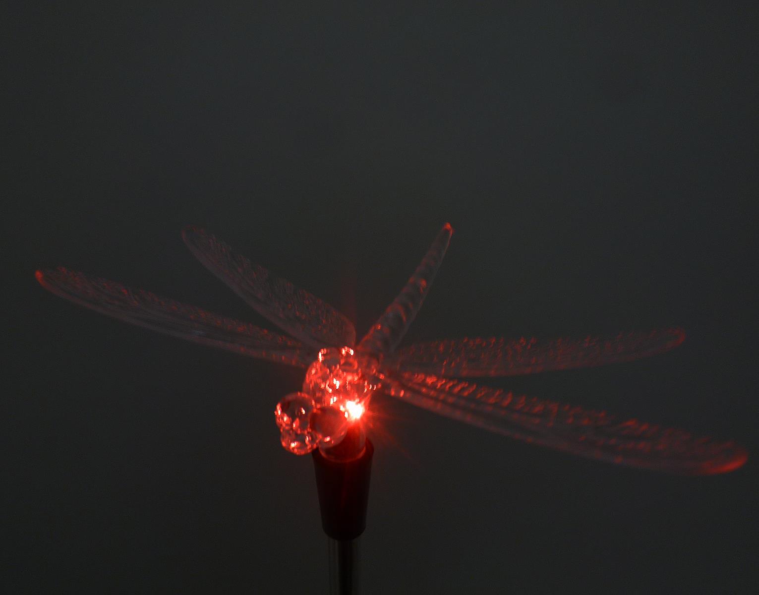 LED Solarspieß Libelle