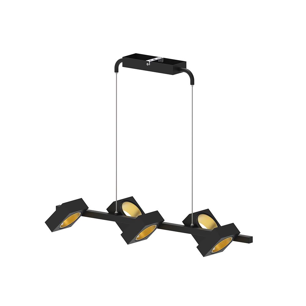 LED Hänge-Pendel-Leuchte Kare 5-flammig mit Fernbedienung