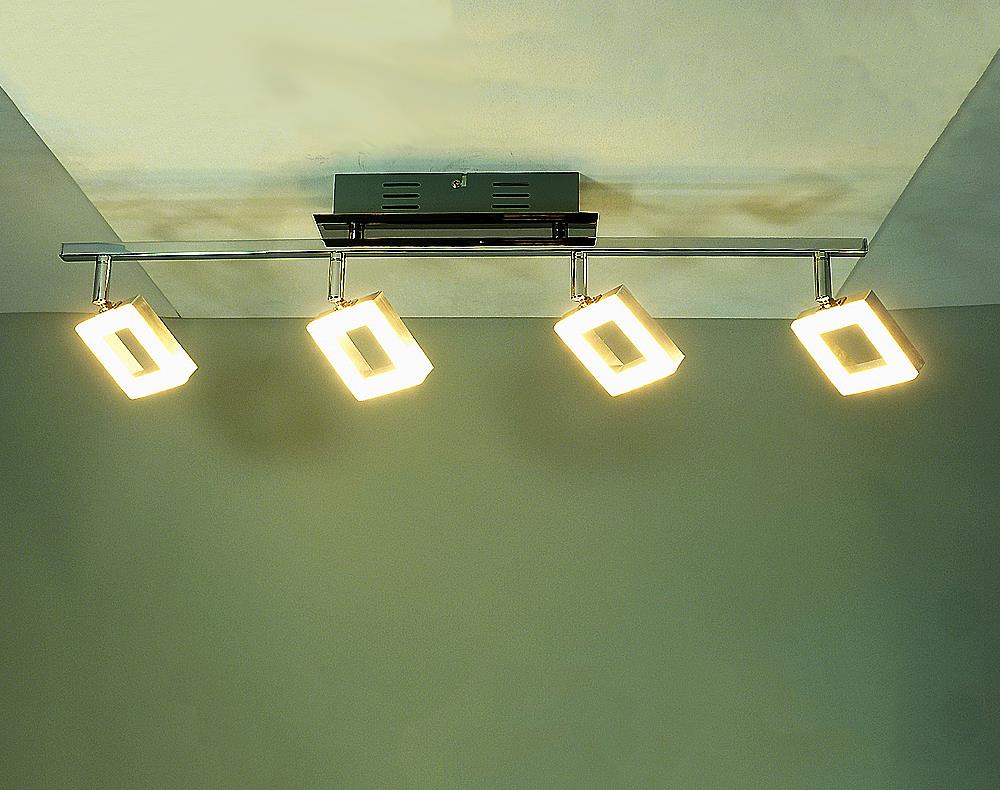LED Strahler THEO 4-flammig Spotlampe Wandleuchte Deckenleuchte