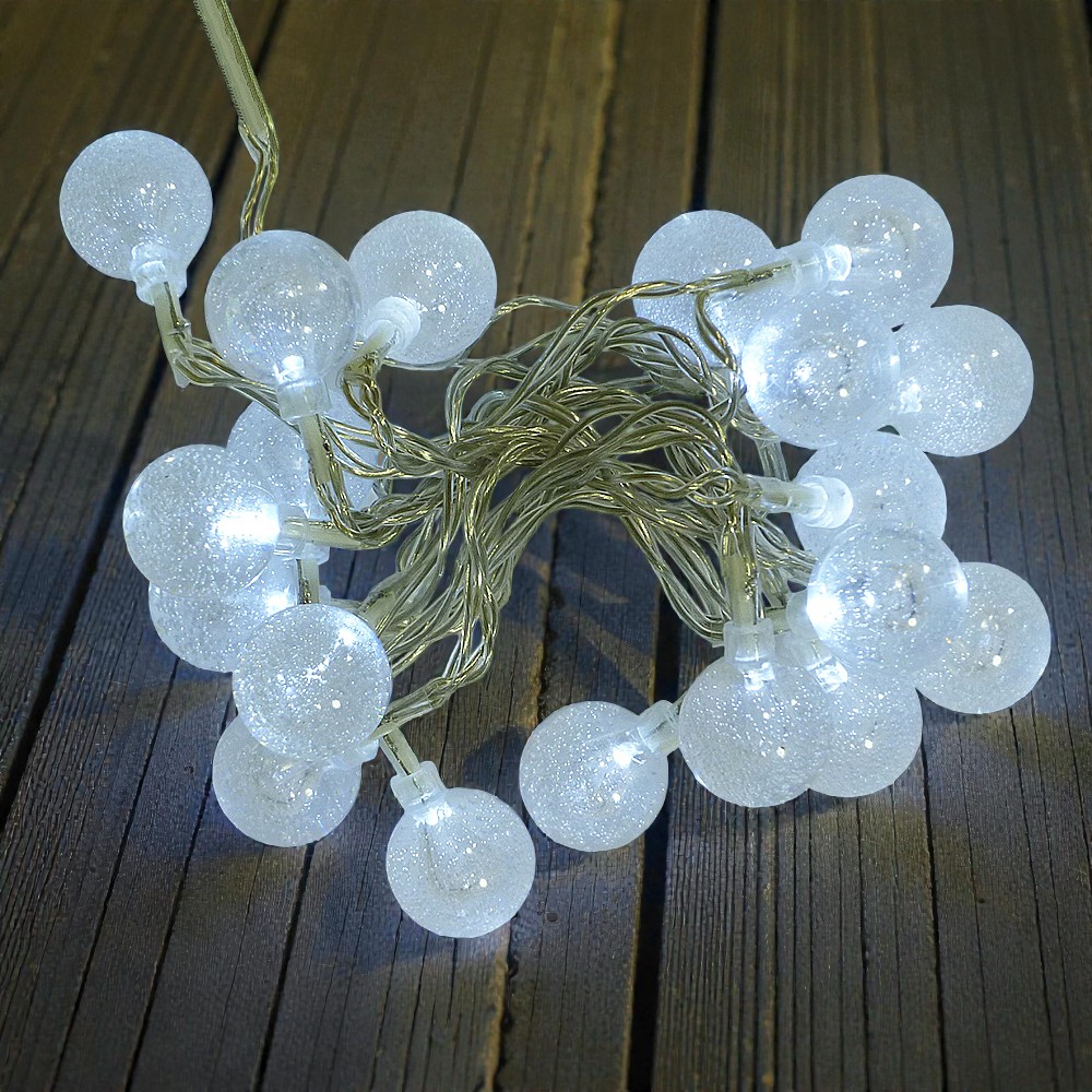 LED Lichterkette Ball 20-flammig batteriebetrieben 