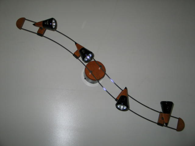 Deckenbogen Strahler 4 flammig Spotleuchte Deckenlampe