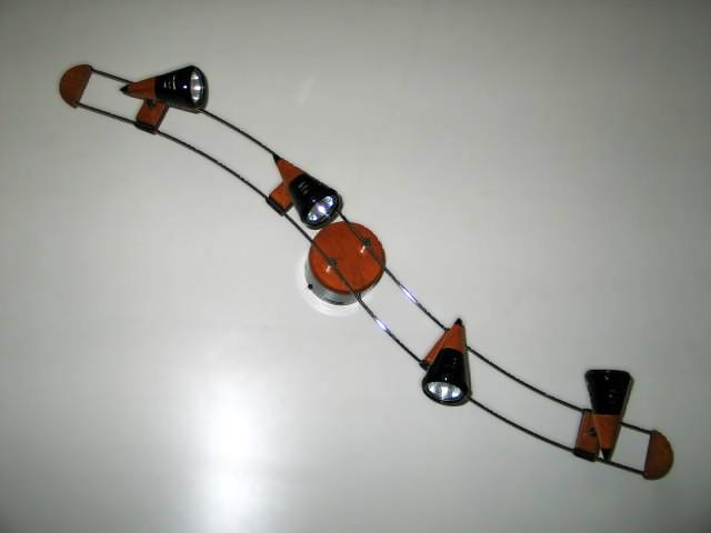 Deckenbogen Strahler 4 flammig Spotleuchte Deckenlampe