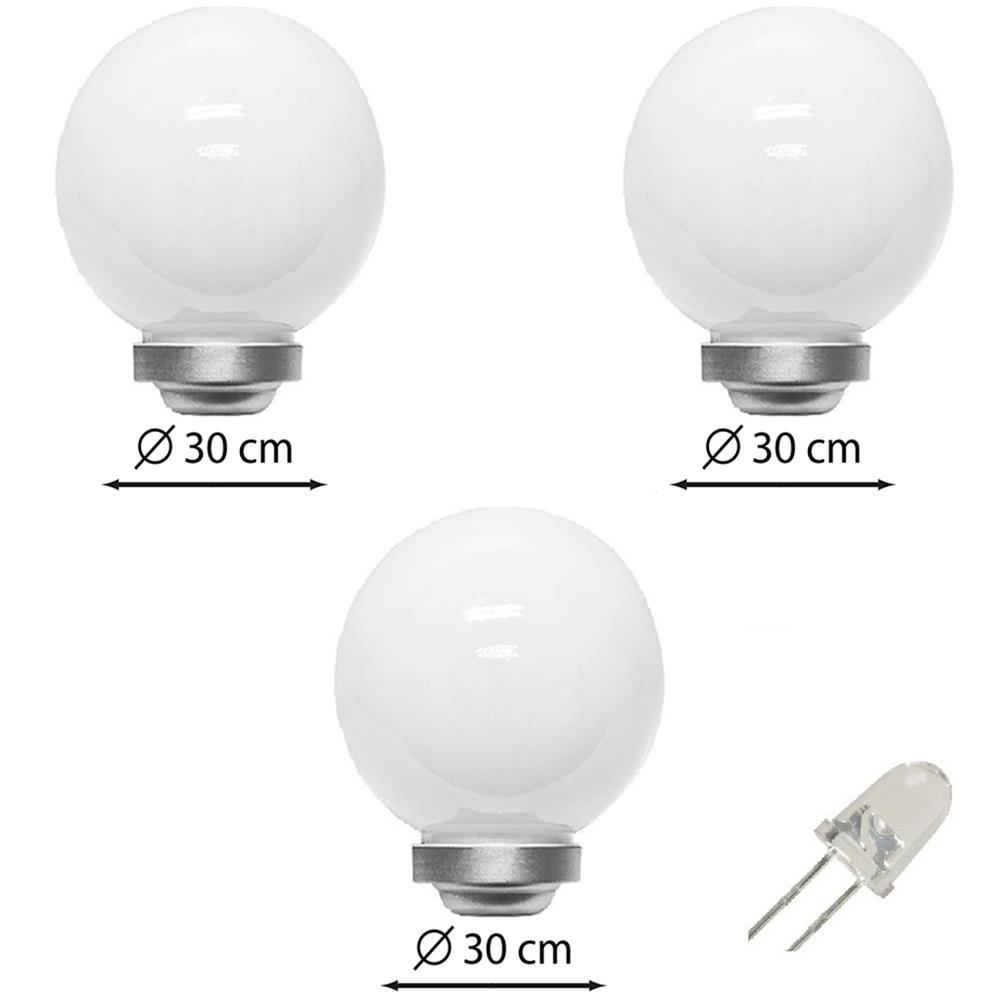 Dalux® Solar-Kugel-Dekoleuchte OLA Garten 3er Set