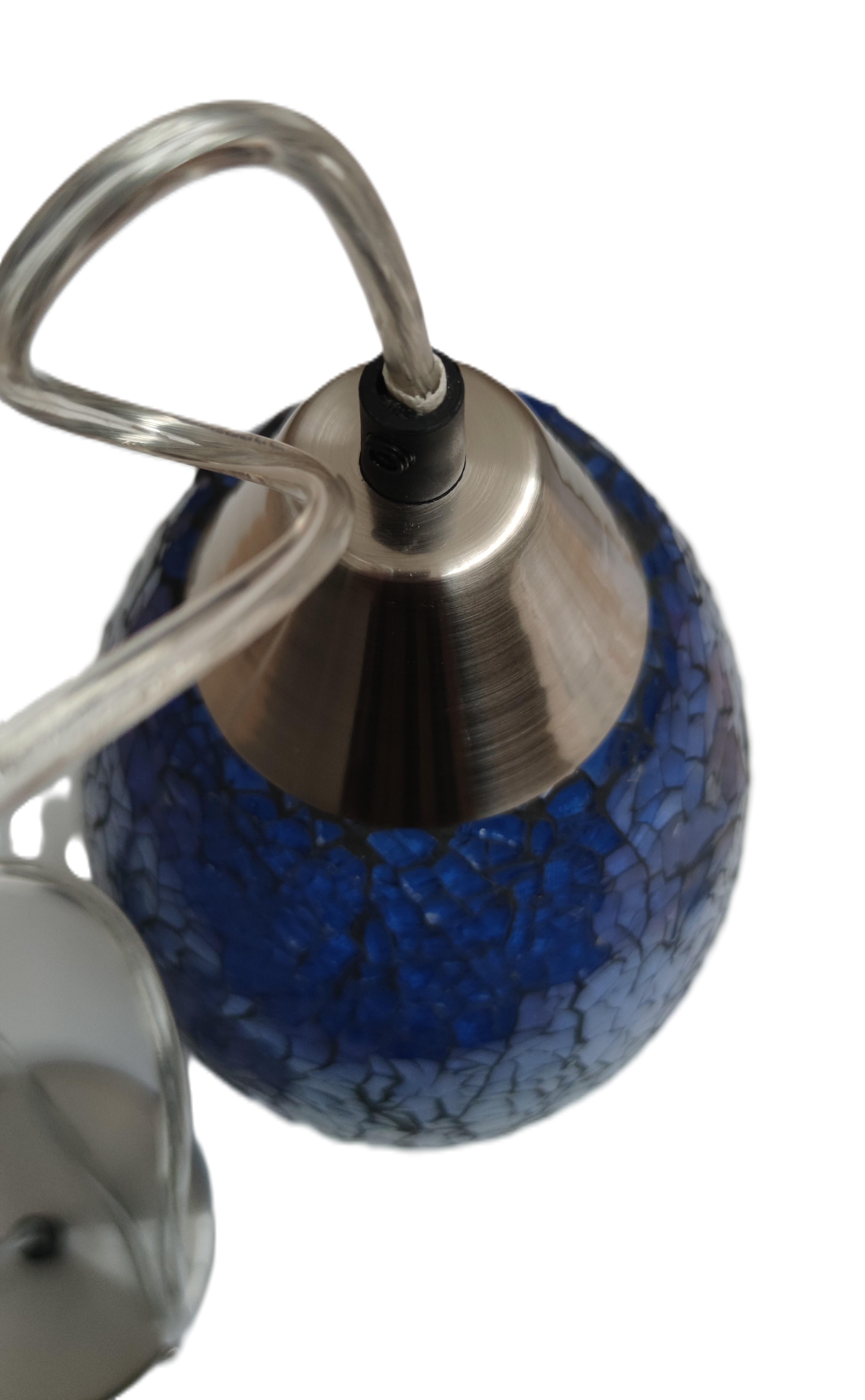 Pendel-Leuchte Deckenlampe PAT blau