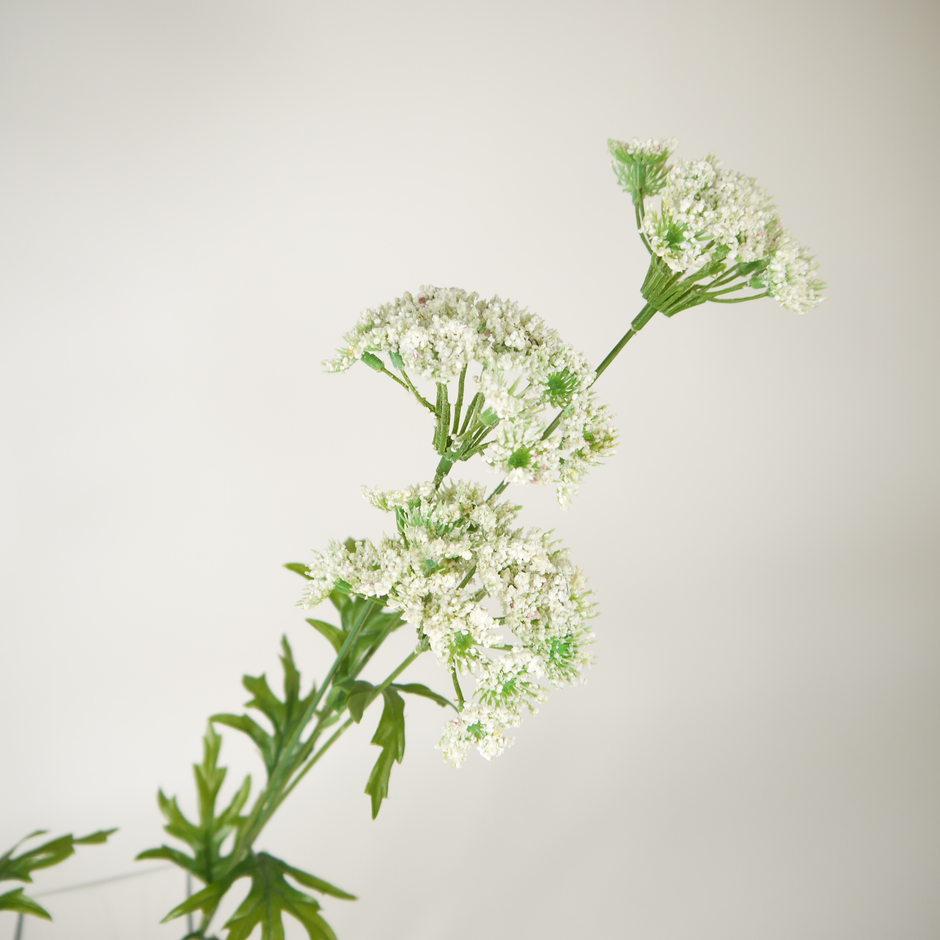 2 x Kunstblume Schleierkraut Blumenzweig Dekopflanze