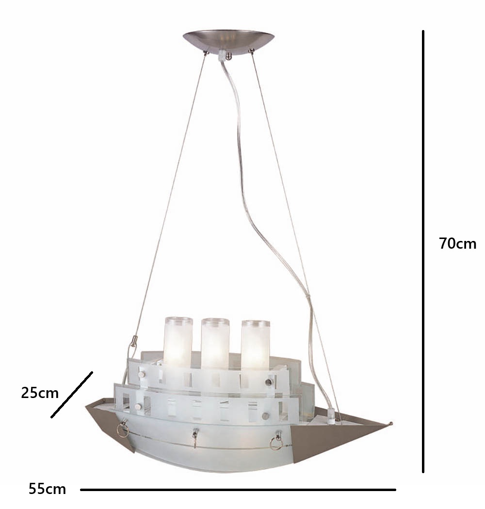Designer-Decken-Pendelleuchte DAMPFER Dekorations-Hängelampe