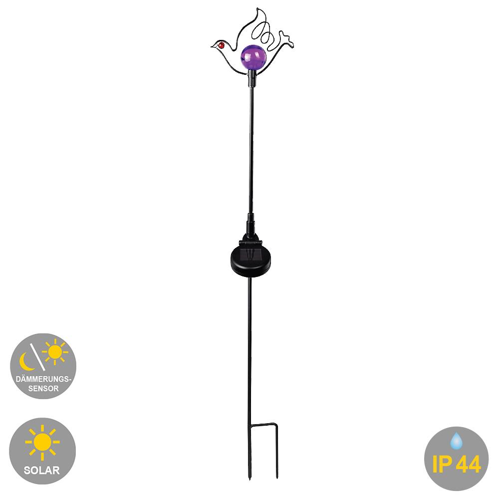 Solarfigur Canaria Deko-Solarleuchte mit Erdspieß -2er Set