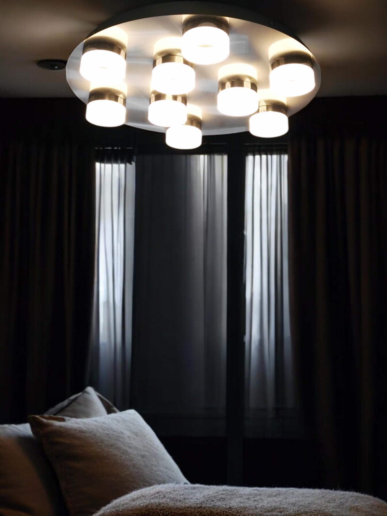 Moderne LED Deckenleuchte MARENA 9-flammig