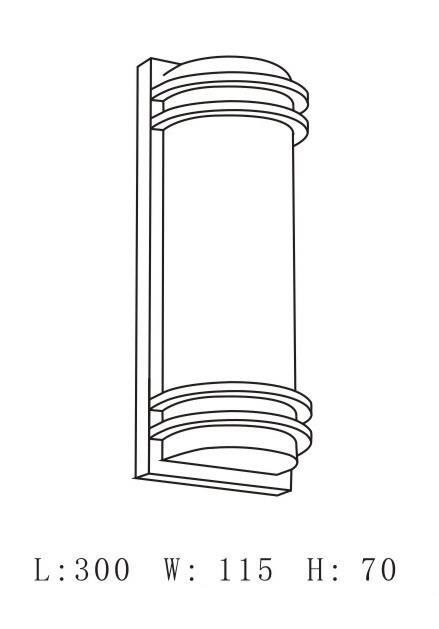 LED Außen-Wandleuchte Bitam